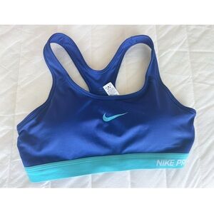 Nike Pro Blue Sports Bra
